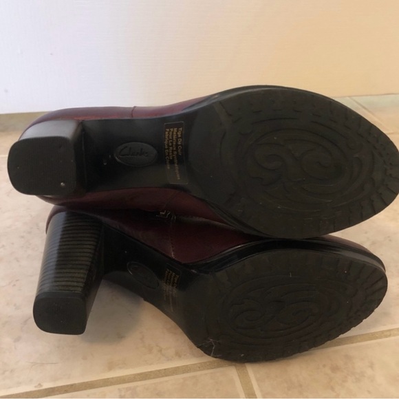 Clarks Artisan Lida Sayer Leather High Heel Mid Shaft Boots - Picture 9 of 10